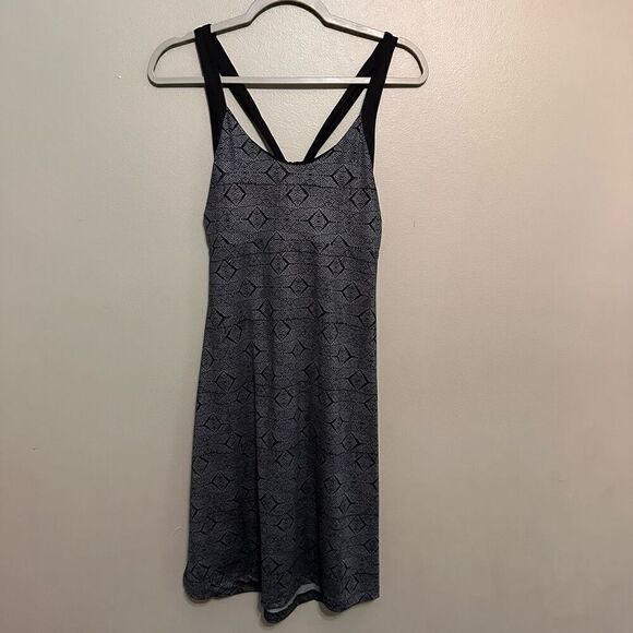 Patagonia black and gray morning glory dress size medium - Picture 2 of 7